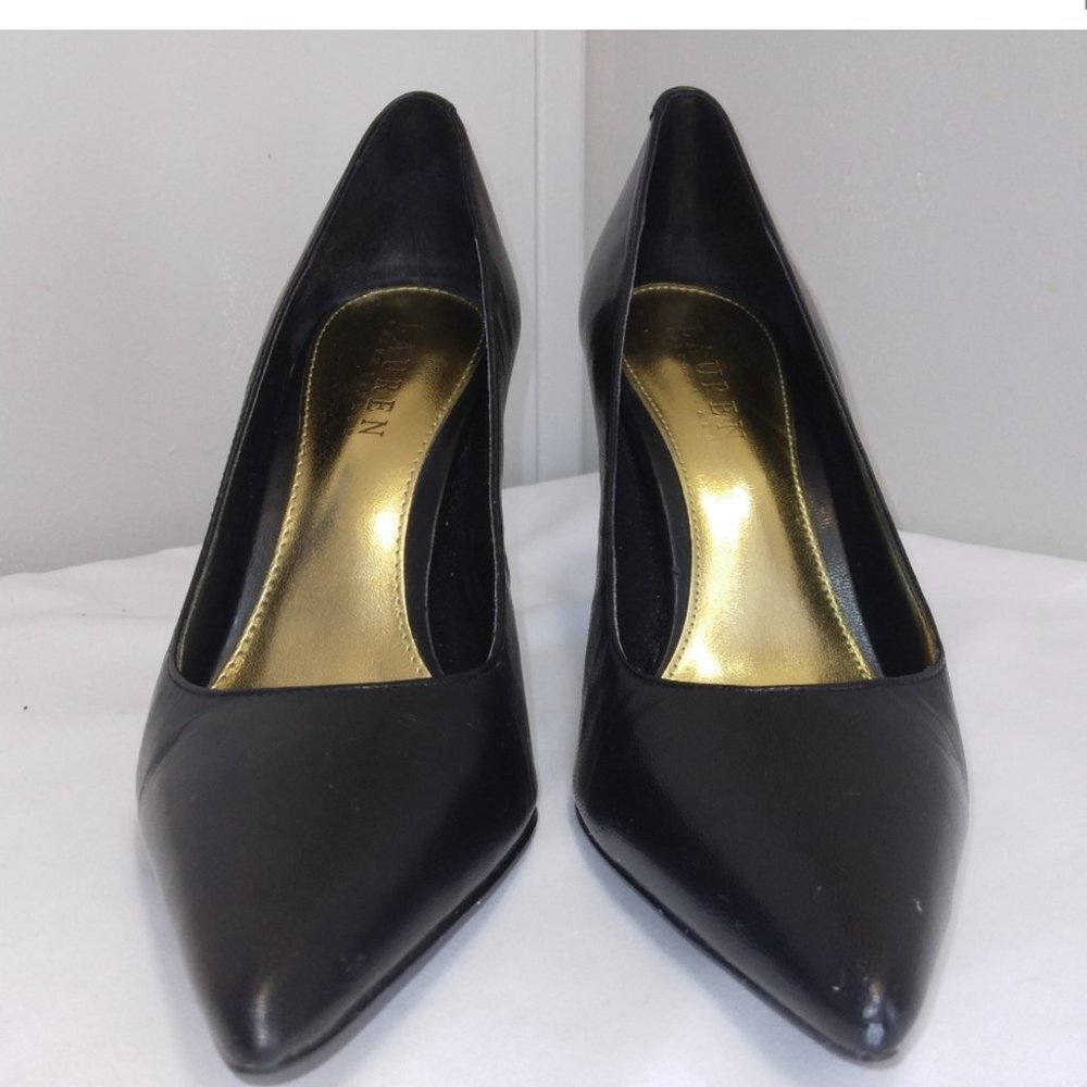 Like New Black Ralph Lauren 3" Heels